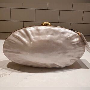 NWT ZARA PEARL EFFECT BOX BAG